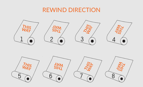 Rewind direction reference